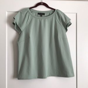 Eloquii flutter sleeve shirt